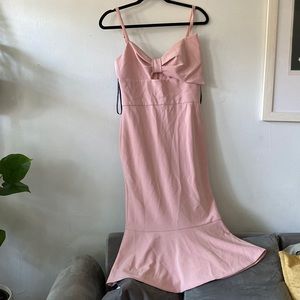 Rachael Roy’s Dusty pink MIDI dress